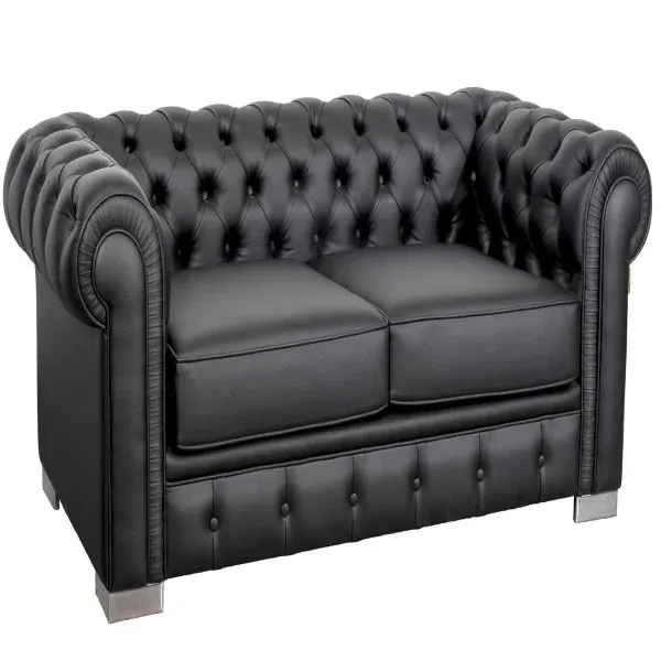 Canapé Chesterfield à 2 places