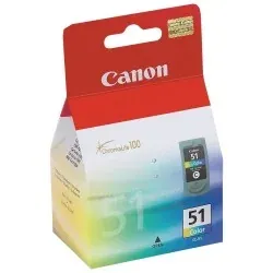 Cartouche Canon CL-51 3 couleurs pour imprimante jet d'encre