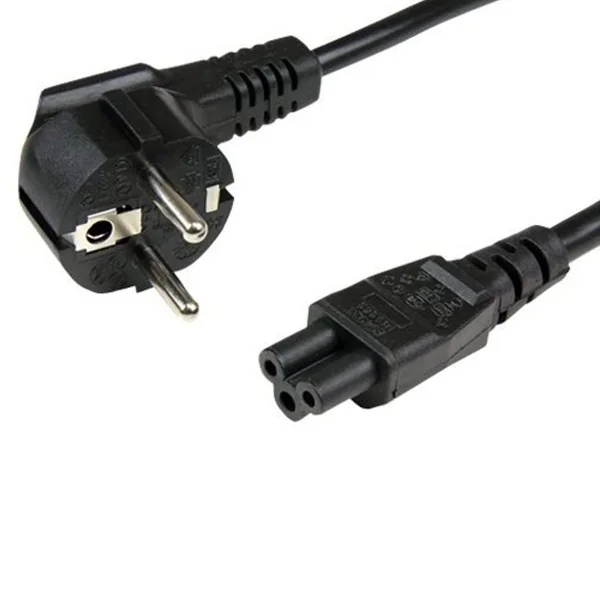 CABLE D'ALIMENTATION TRIPOLAIRE EN TREFLE POUR CHARGEUR