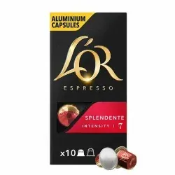 PAQUET DE 10 CAPSULES COMPLATIBLE NESPRESSO L'OR SPLENDENTE 7